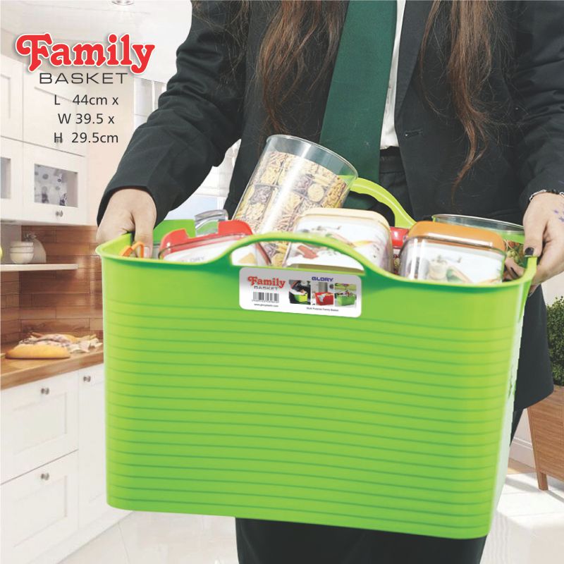Plastic Family Basket