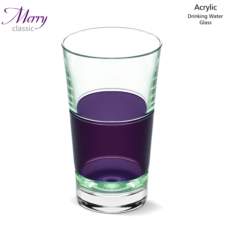 Merry Glass Acrylic Drinking Water