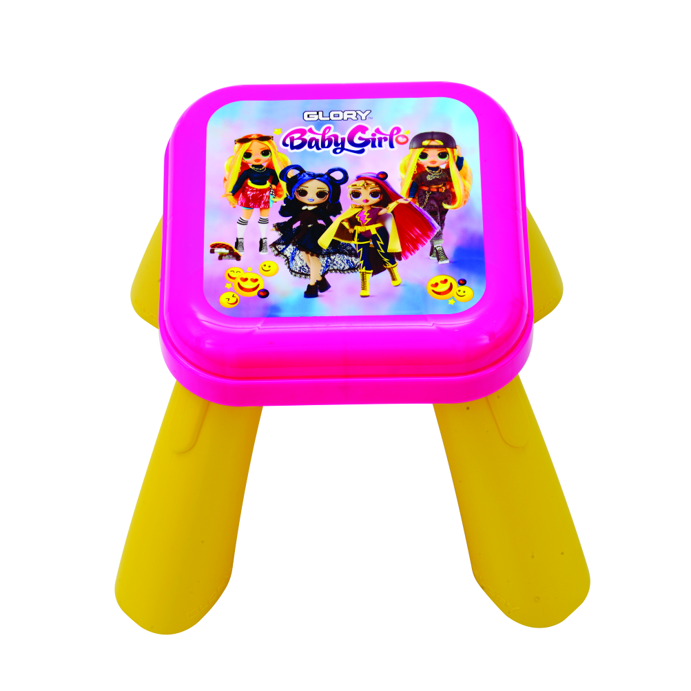 Plastic Kids Smart Stool pink